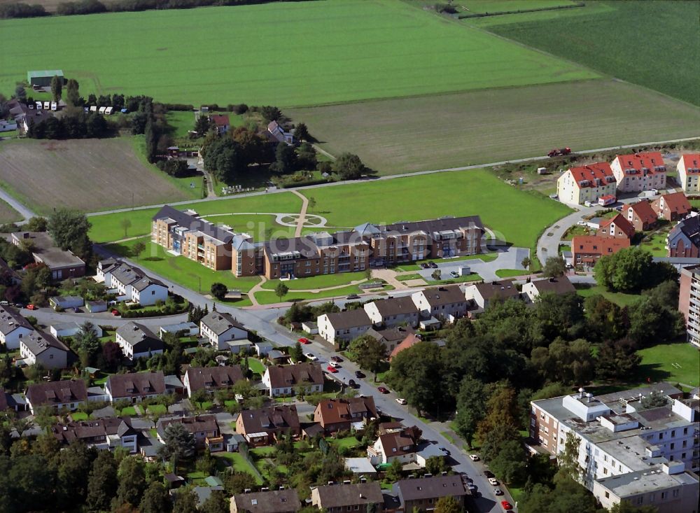 Richrath OT Langenfeld von oben - Ortsteilansicht von Richrath Stadtteil von Langenfeld im Bundesland Nordrhein-Westfalen