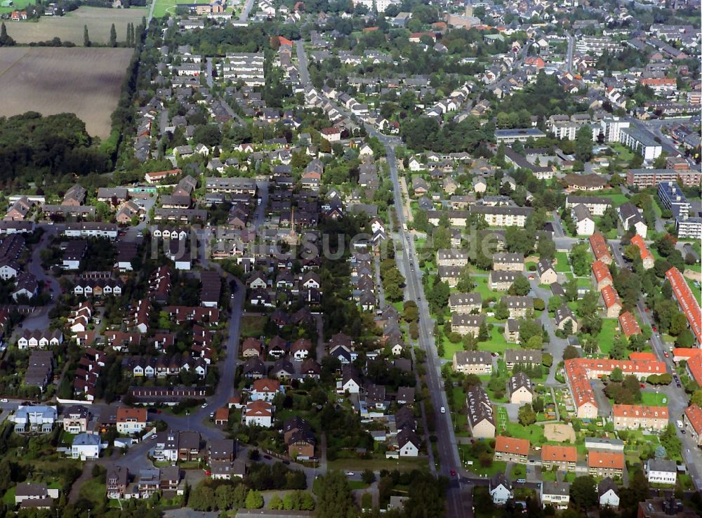 Luftbild Richrath OT Langenfeld - Ortsteilansicht von Richrath Stadtteil von Langenfeld im Bundesland Nordrhein-Westfalen