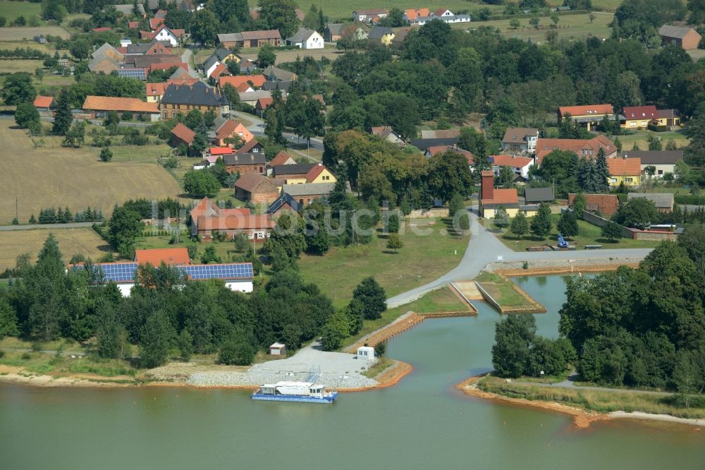 Luftbild Schlabendorf am See - Ortsteilansicht von Schlabendorf am See im Bundesland Brandenburg