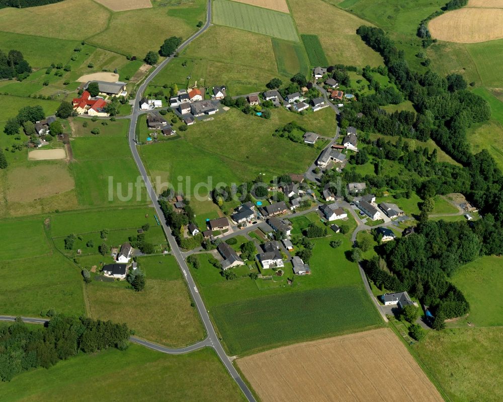 Luftbild Asbach - Ortsteilansicht von Sessenhausen in der Ortsgemeinde Asbach im Bundesland Rheinland-Pfalz