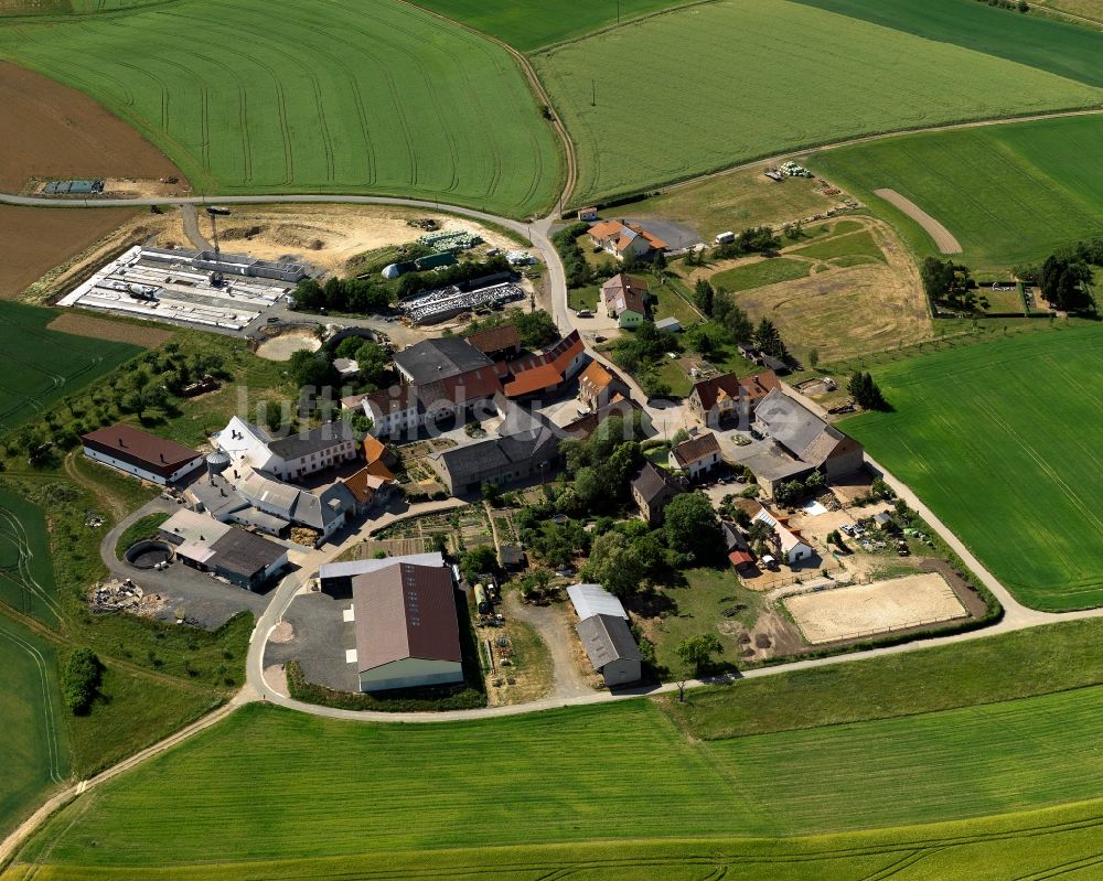 Abtweiler von oben - Ortsteilansicht von St.Antoniushof in der Ortsgemeinde Abtweiler im Bundesland Rheinland-Pfalz