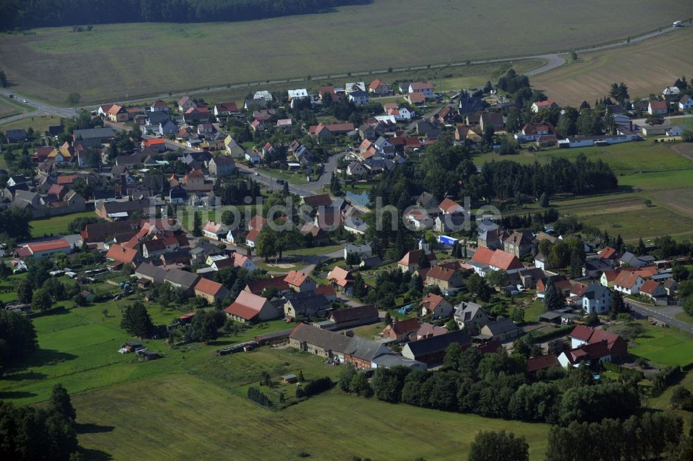 Luftbild Gräfenhainichen - Ortsteilansicht von Tornau der Stadt Gräfenhainichen im Bundesland Sachsen-Anhalt