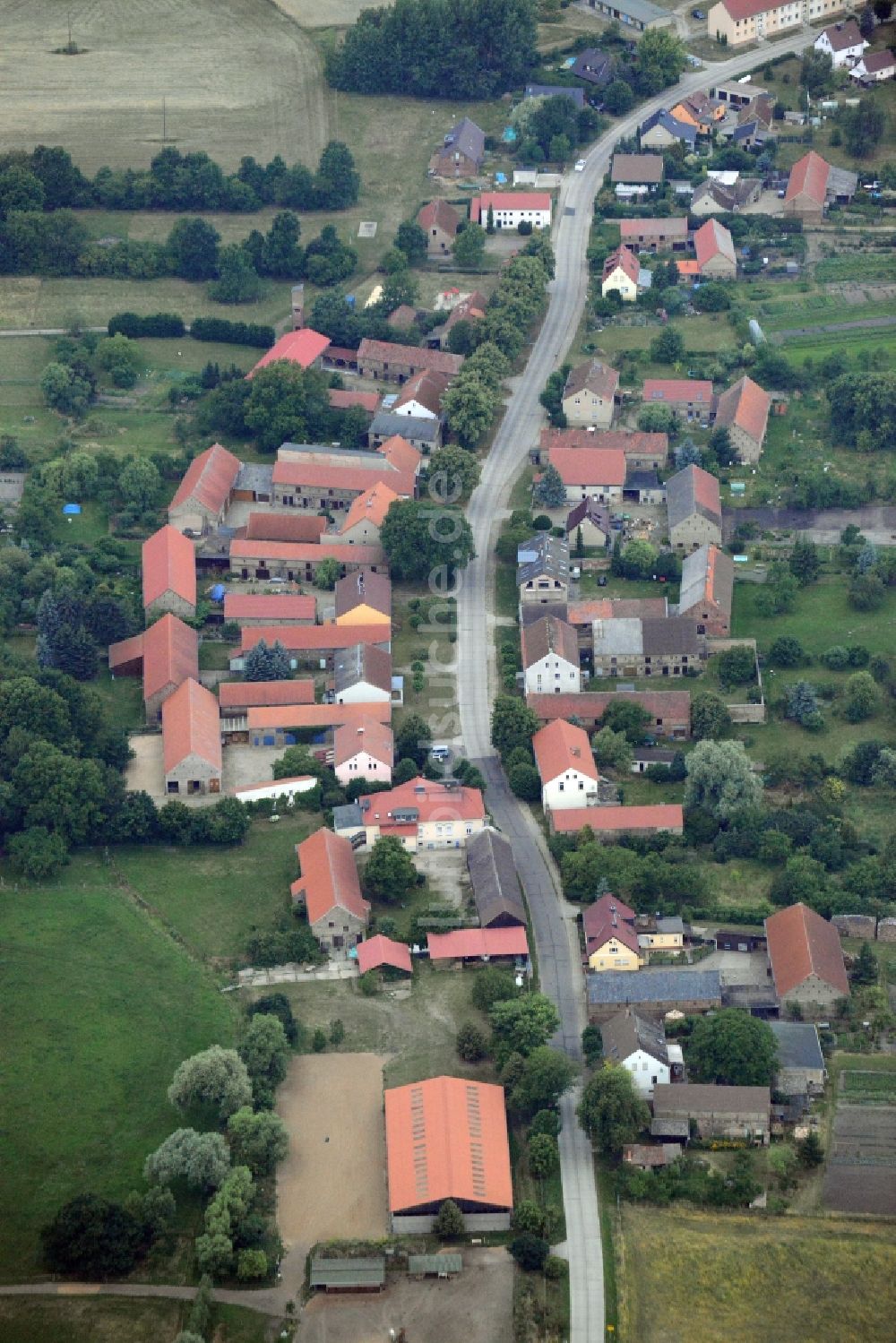 Nuthetal aus der Vogelperspektive: Ortsteilansicht von Tremsdorf in der Gemeinde Nuthetal im Bundesland Brandenburg