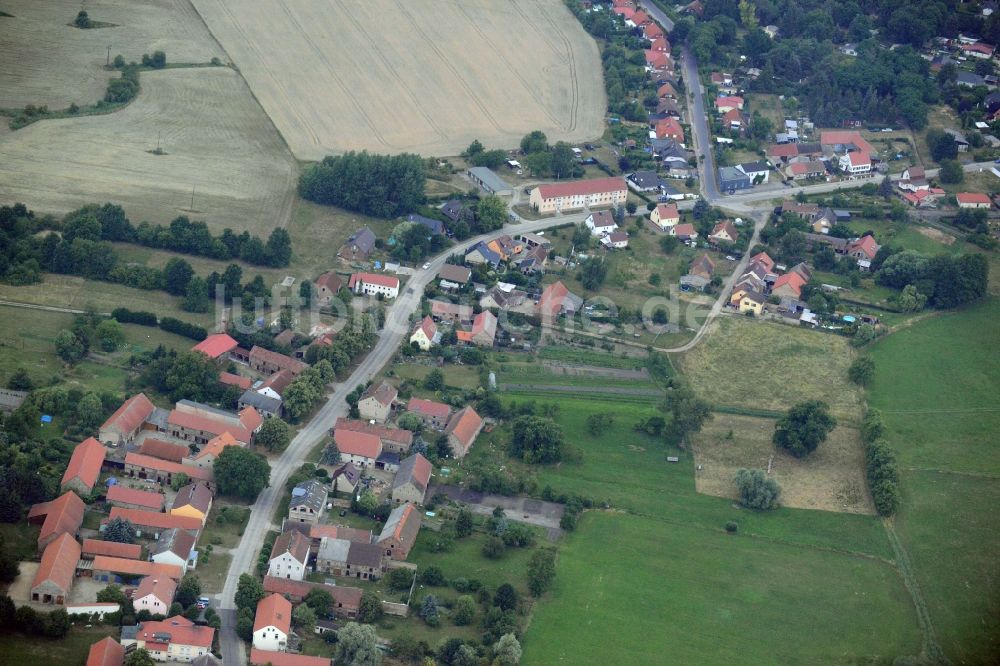 Luftaufnahme Nuthetal - Ortsteilansicht von Tremsdorf in der Gemeinde Nuthetal im Bundesland Brandenburg