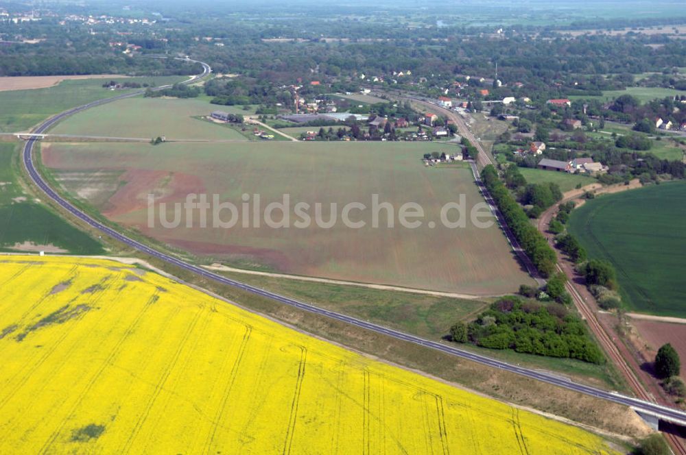 KÜSTRIN aus der Vogelperspektive: Ortsumfahrung der Bundesstrasse B 1 bei Küstrin bis zum Grenzübergang über die Oder