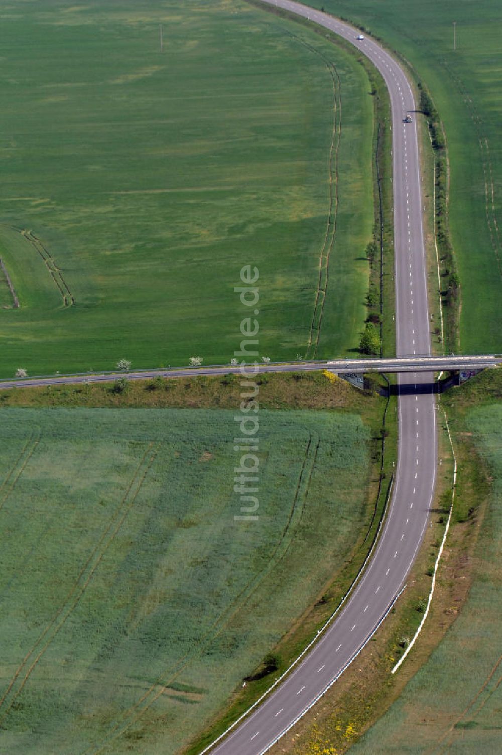 Luftbild MÜNCHEBERG - Ortsumfahrung der Bundesstrasse B 1 südlich von Müncheberg