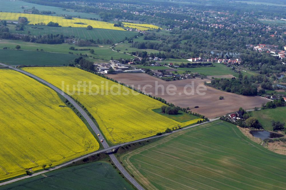 Luftaufnahme MÜNCHEBERG - Ortsumfahrung der Bundesstrasse B 1 südlich von Müncheberg