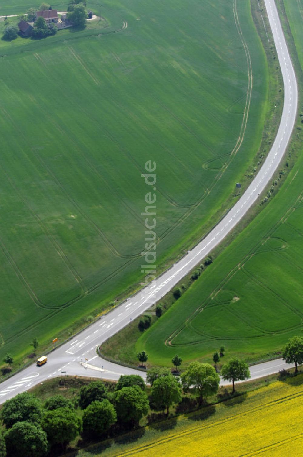 Luftbild MÜNCHEBERG - Ortsumfahrung der Bundesstrasse B 1 südlich von Müncheberg