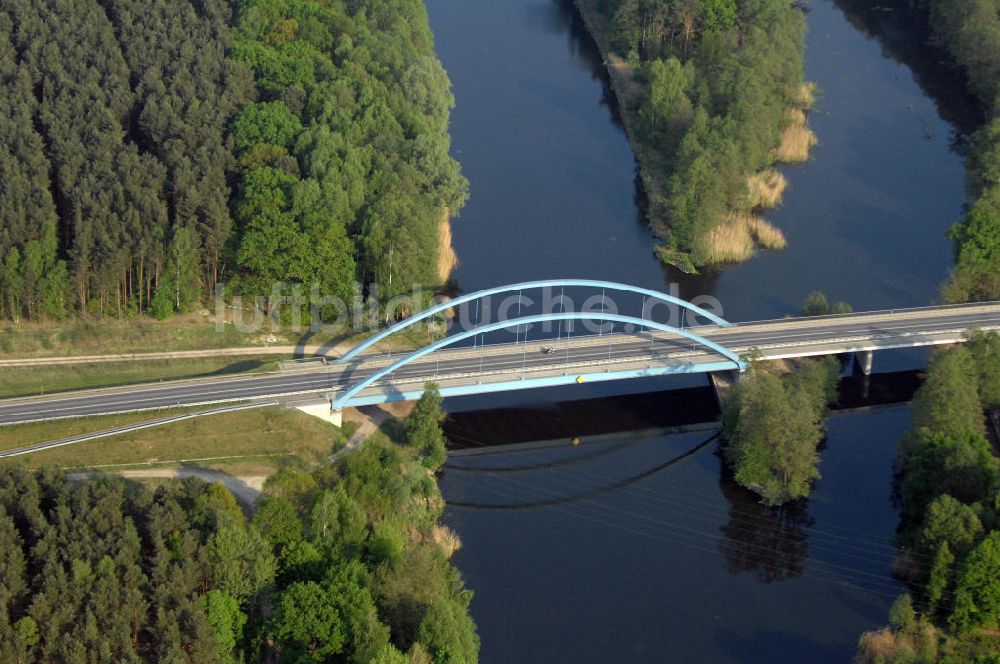 Luftaufnahme FÜRSTENWALDE - Ortsumfahrung der Bundesstrasse B 168 östlich von Fürstenwalde