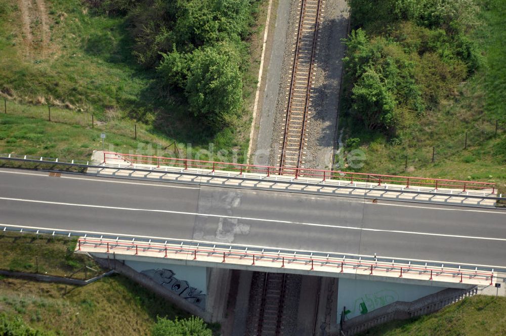 Luftbild SEELOW - Ortsumfahrung der Bundesstrasse B 1 westlich von Seelow