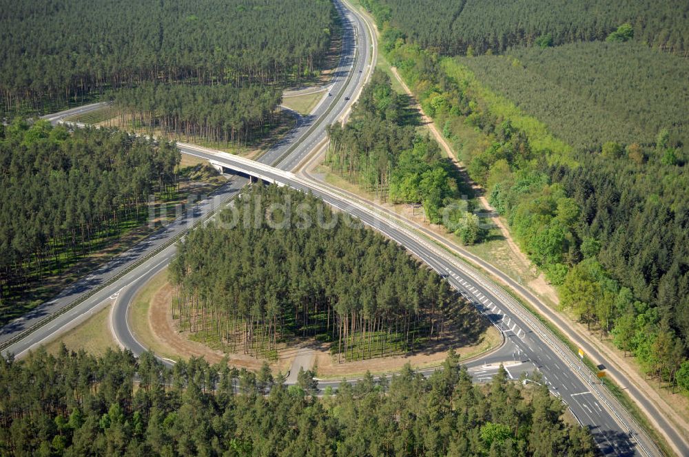 Luftaufnahme ORANIENBURG - Ortsumfahrung Oranienburg B96 westlich von Oranienburg