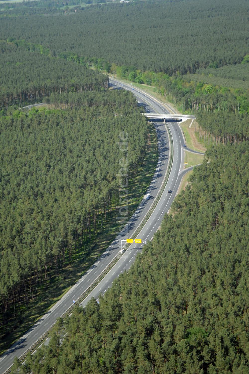 Luftbild ORANIENBURG - Ortsumfahrung Oranienburg B96 westlich von Oranienburg