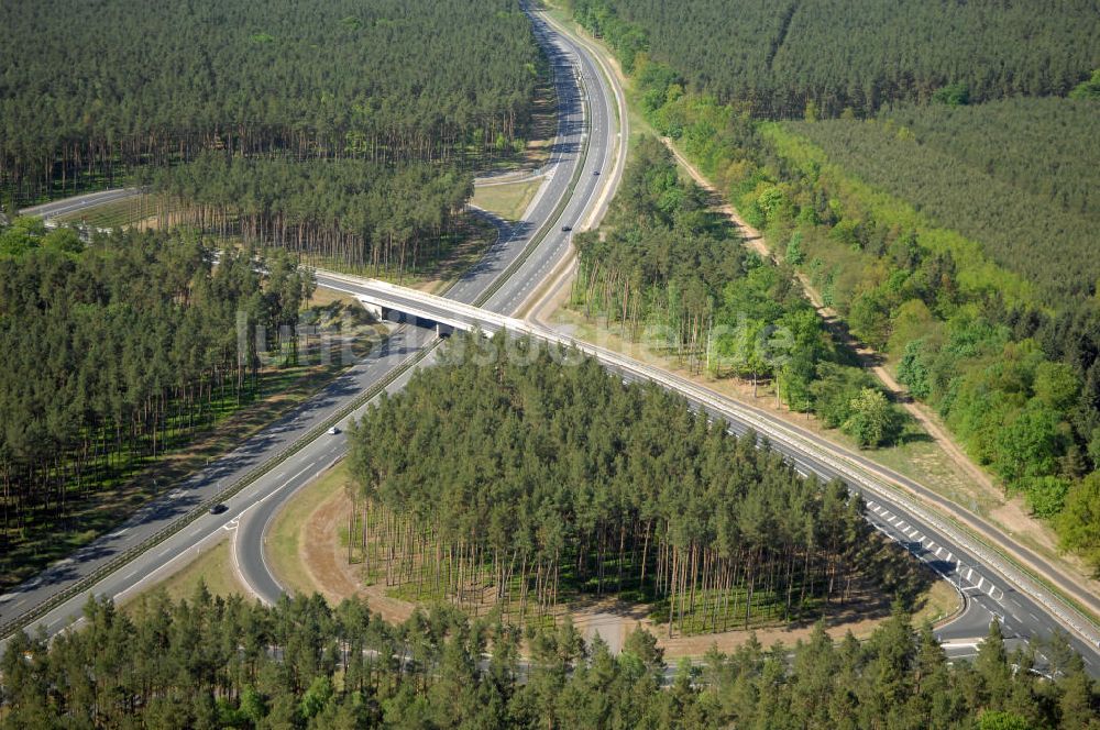 Luftaufnahme ORANIENBURG - Ortsumfahrung Oranienburg B96 westlich von Oranienburg