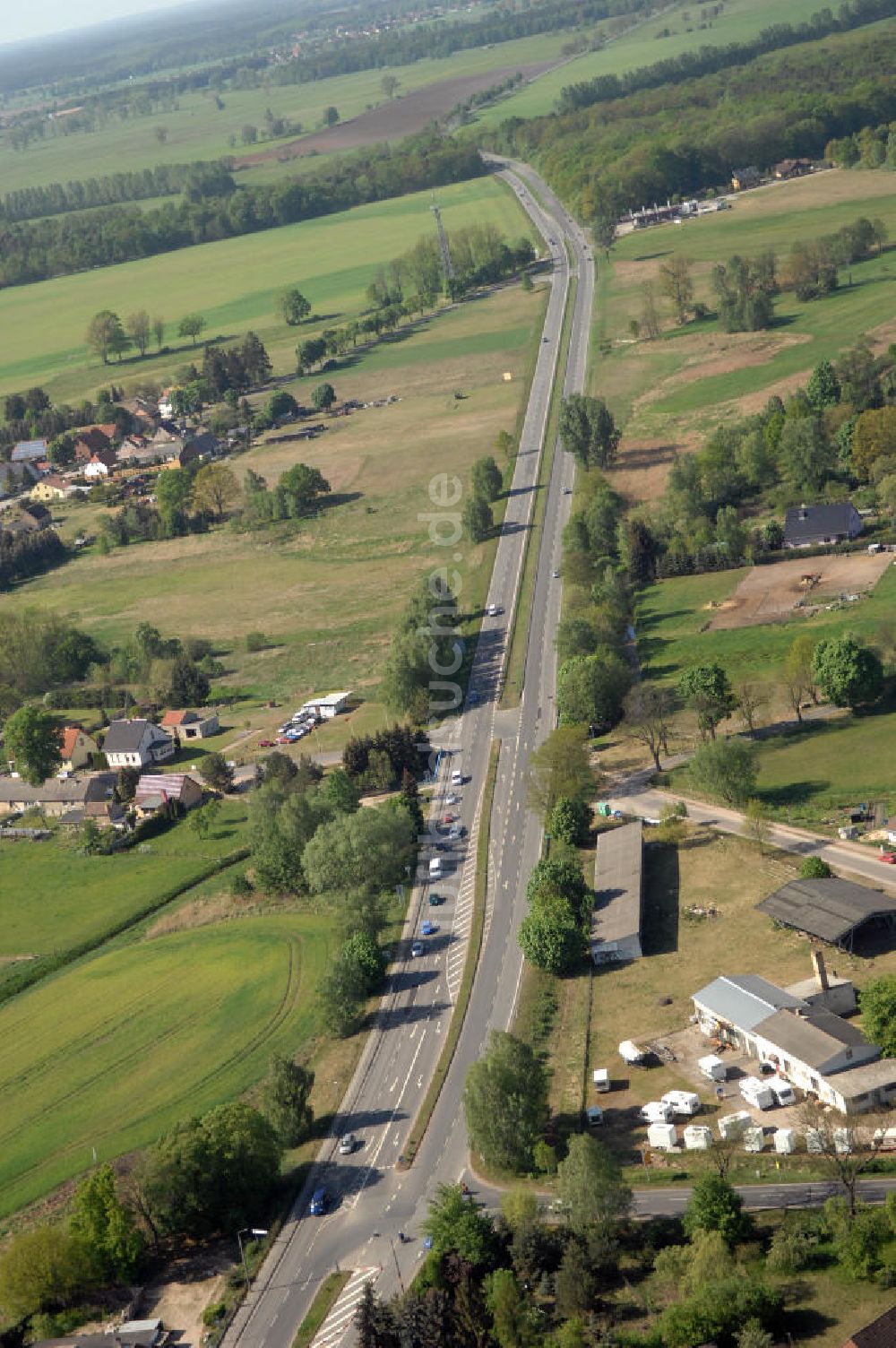 Luftbild ORANIENBURG - Ortsumfahrung Oranienburg B96 westlich von Oranienburg