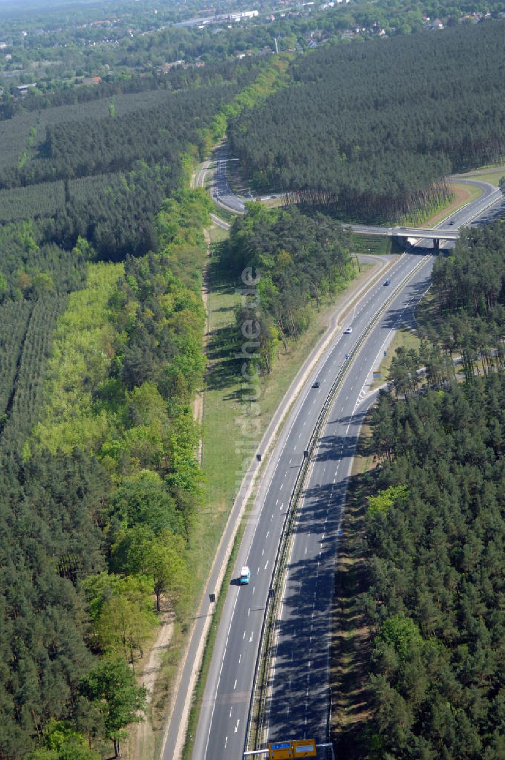 Luftaufnahme ORANIENBURG - Ortsumfahrung Oranienburg B96 westlich von Oranienburg