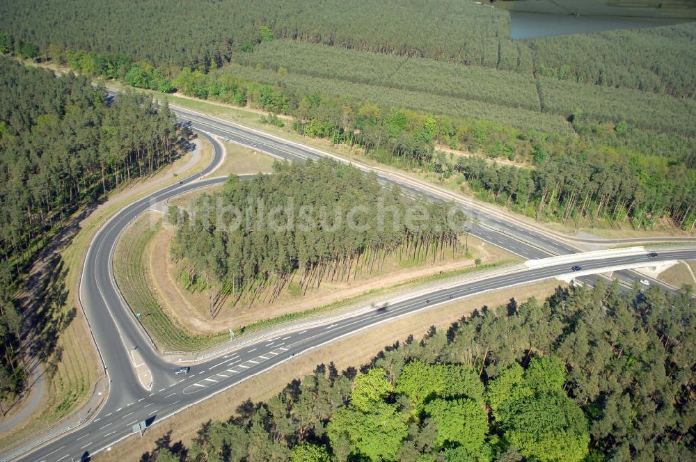 Luftaufnahme ORANIENBURG - Ortsumfahrung Oranienburg B96 westlich von Oranienburg