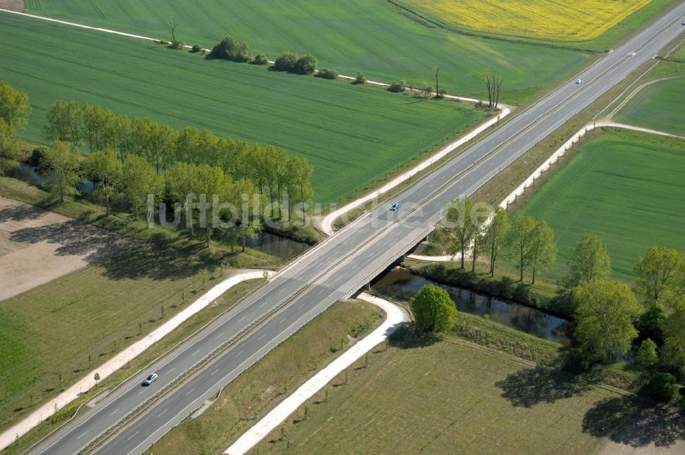 Luftaufnahme ORANIENBURG - Ortsumfahrung Oranienburg B96 westlich von Oranienburg