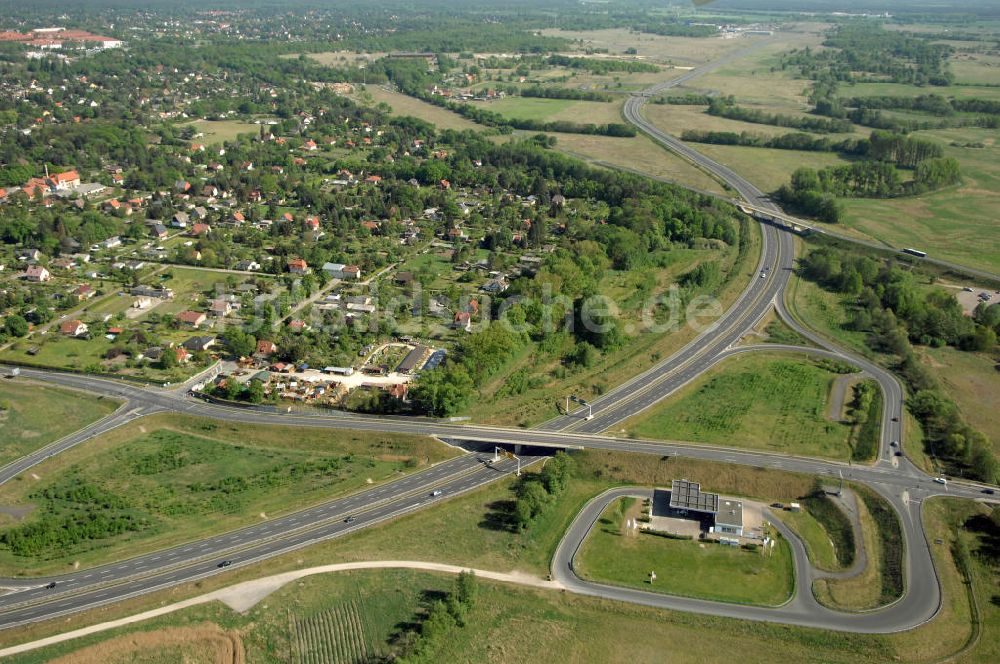 Luftaufnahme ORANIENBURG - Ortsumfahrung Oranienburg B96 westlich von Oranienburg