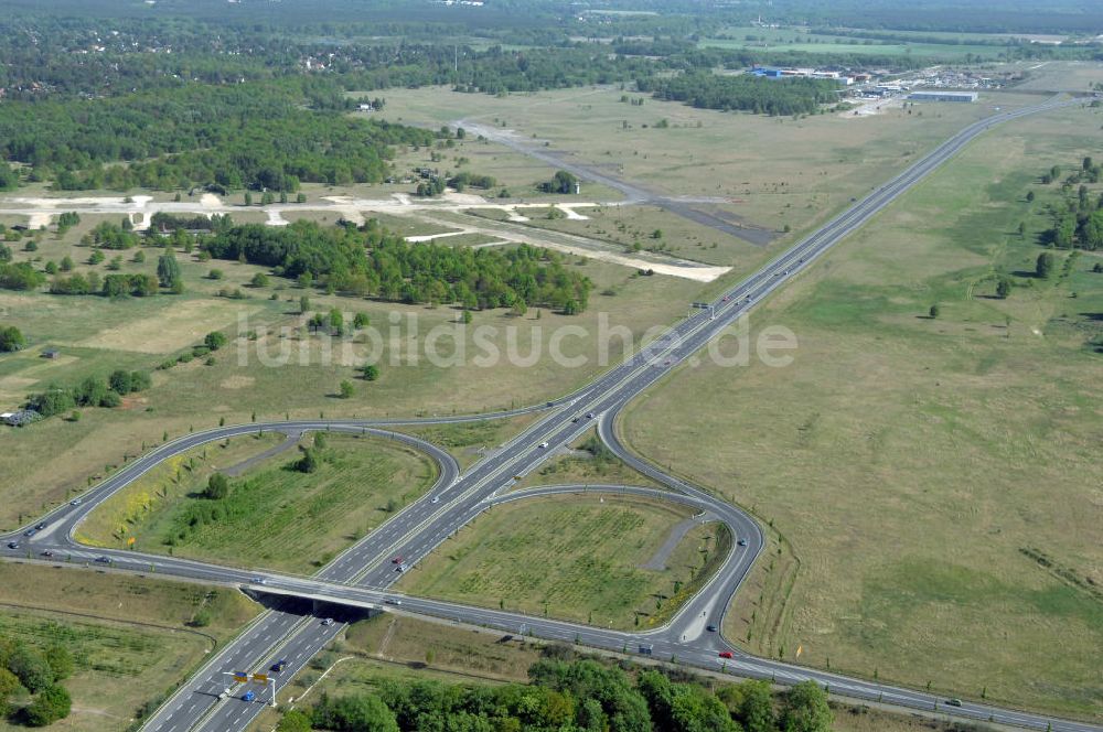 Luftbild ORANIENBURG - Ortsumfahrung Oranienburg B96 westlich von Oranienburg