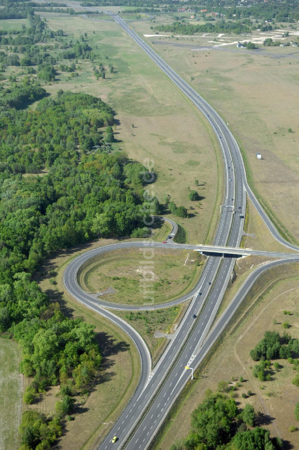 Luftbild ORANIENBURG - Ortsumfahrung Oranienburg B96 westlich von Oranienburg