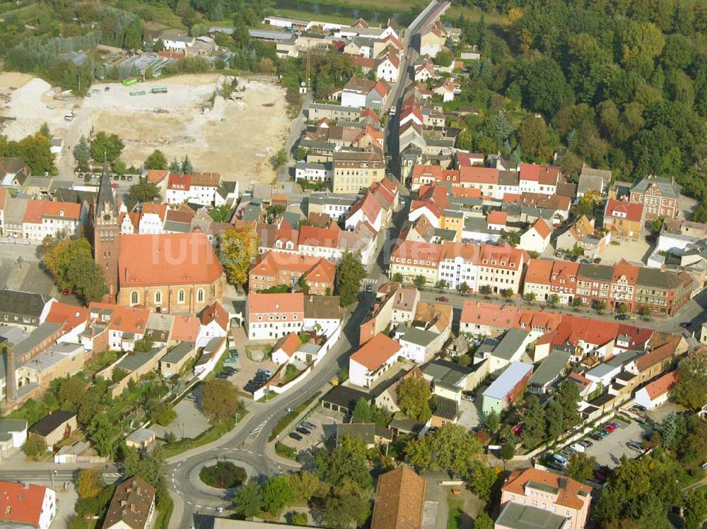 Luftbild Bad Liebenwerda - Ortszentrum von Bad Liebenwerda