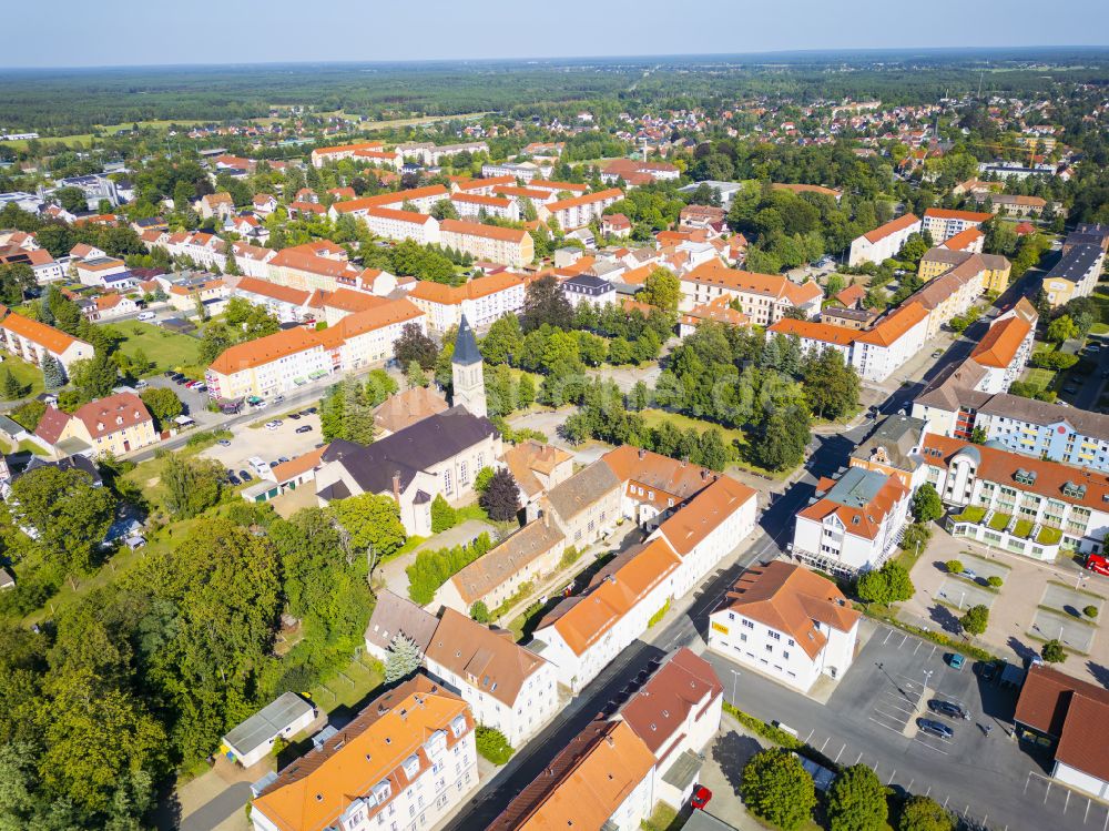 Luftbild Niesky - Ortszentrum in Niesky im Bundesland Sachsen, Deutschland