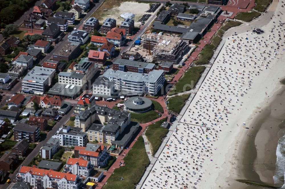 Luftbild Wangerooge - Ortszentrum der ostfriesische Insel Wangerooge in Niedersachsen