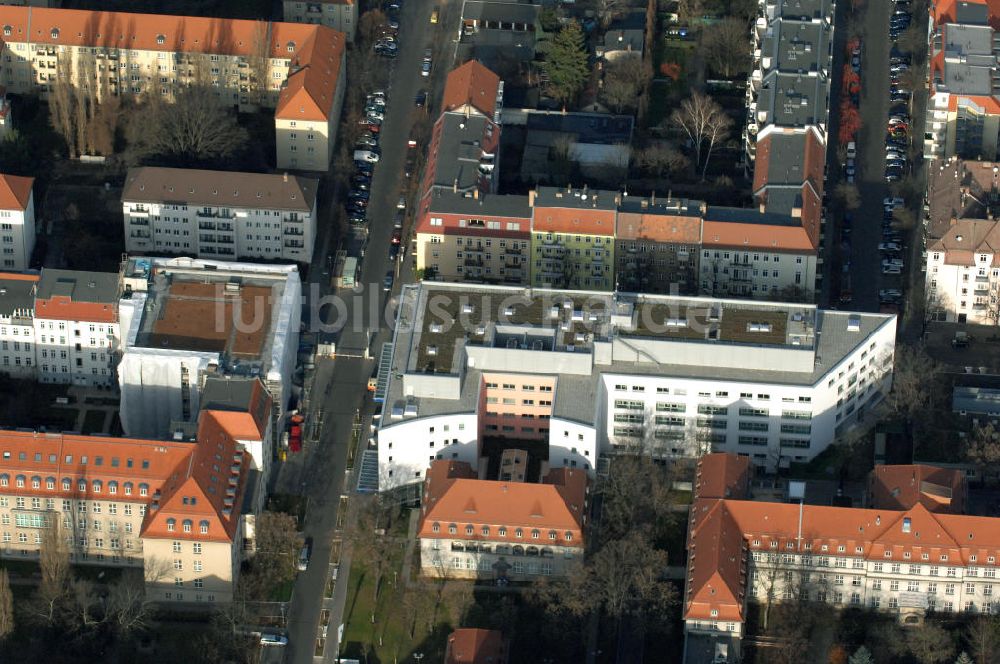 Berlin von oben - Oskar-Ziethen-Krankenhaus Lichtenberg / Sana Klinikum