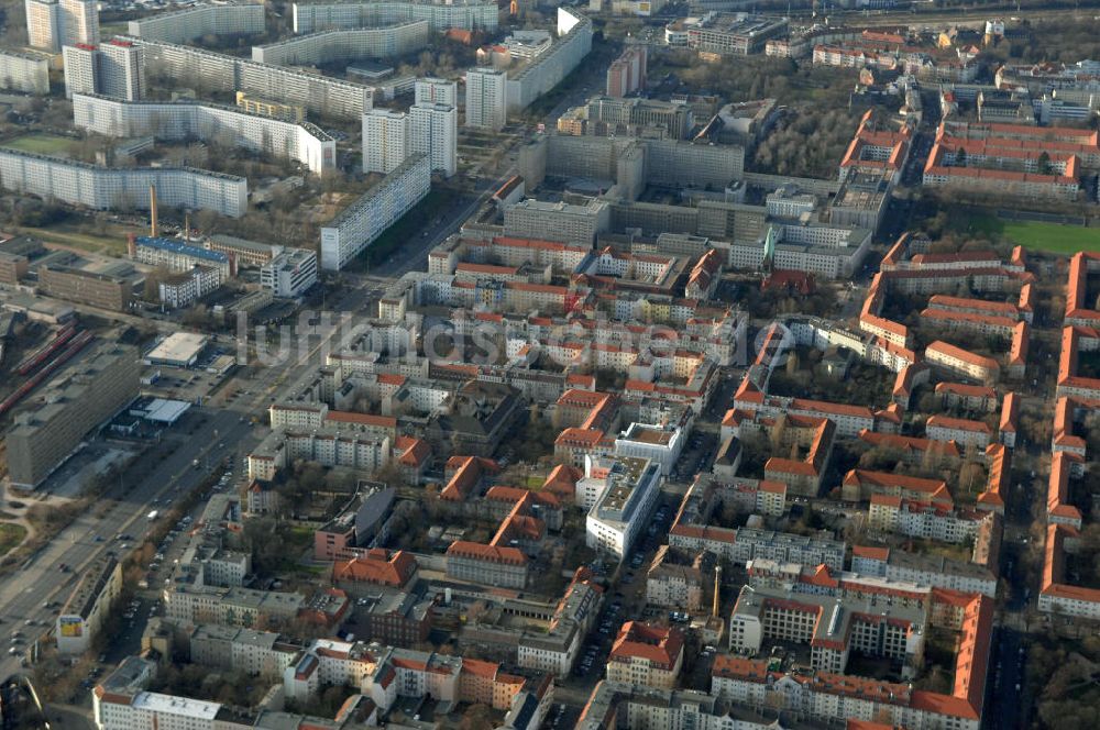 Luftbild Berlin - Oskar-Ziethen-Krankenhaus Lichtenberg / Sana Klinikum