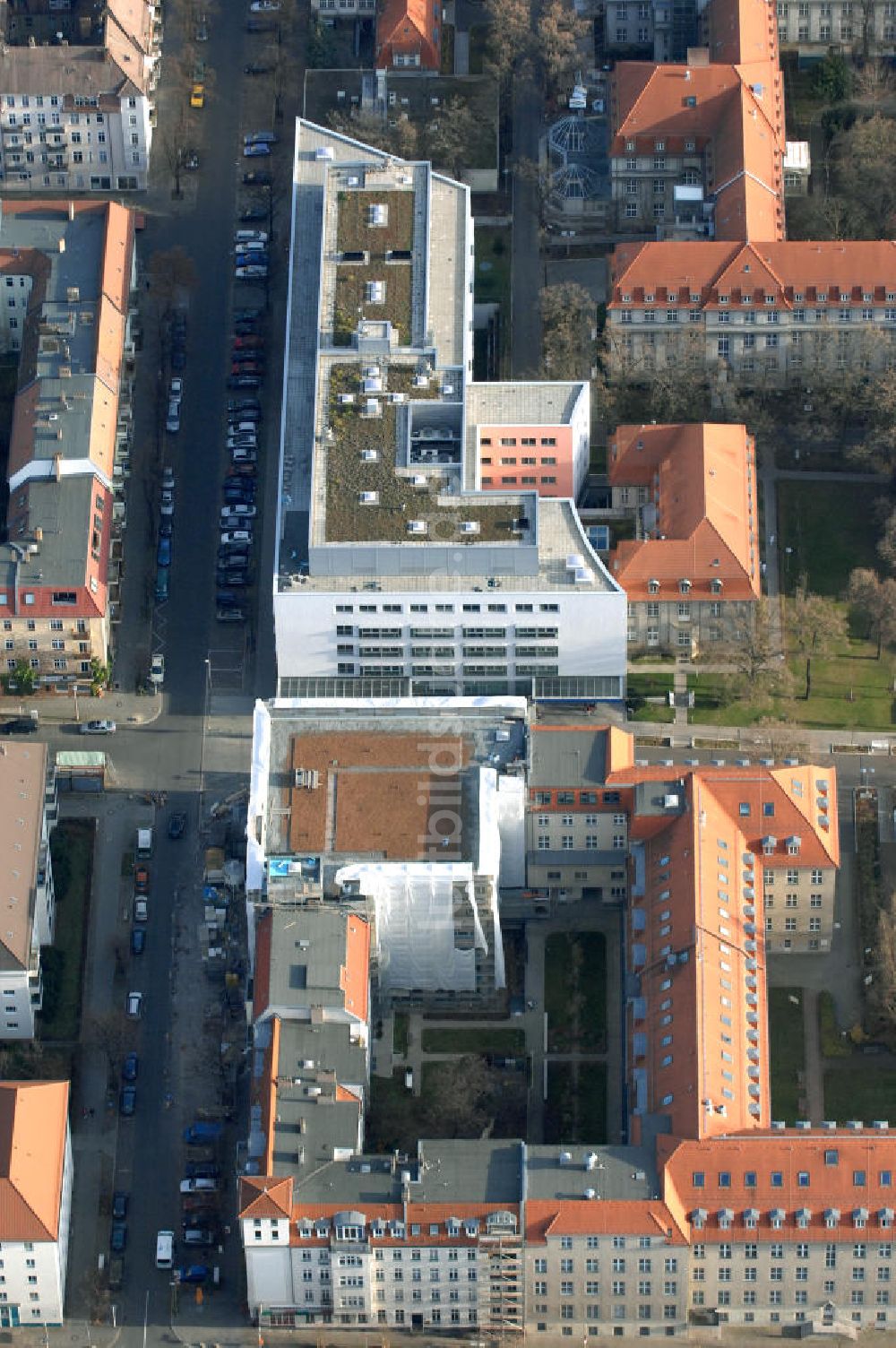 Berlin aus der Vogelperspektive: Oskar-Ziethen-Krankenhaus Lichtenberg / Sana Klinikum