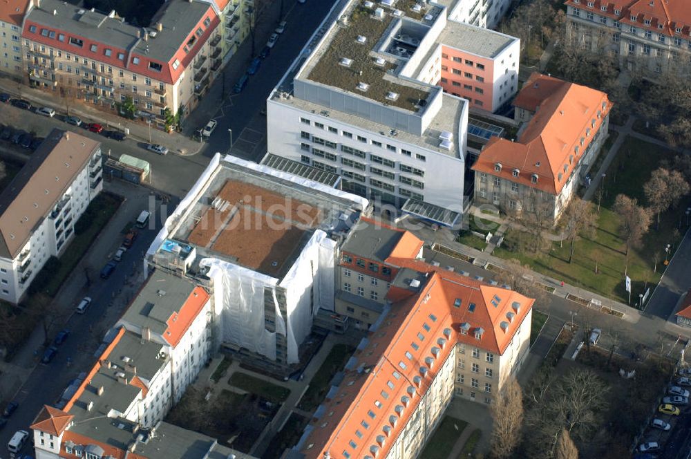 Luftbild Berlin - Oskar-Ziethen-Krankenhaus Lichtenberg / Sana Klinikum