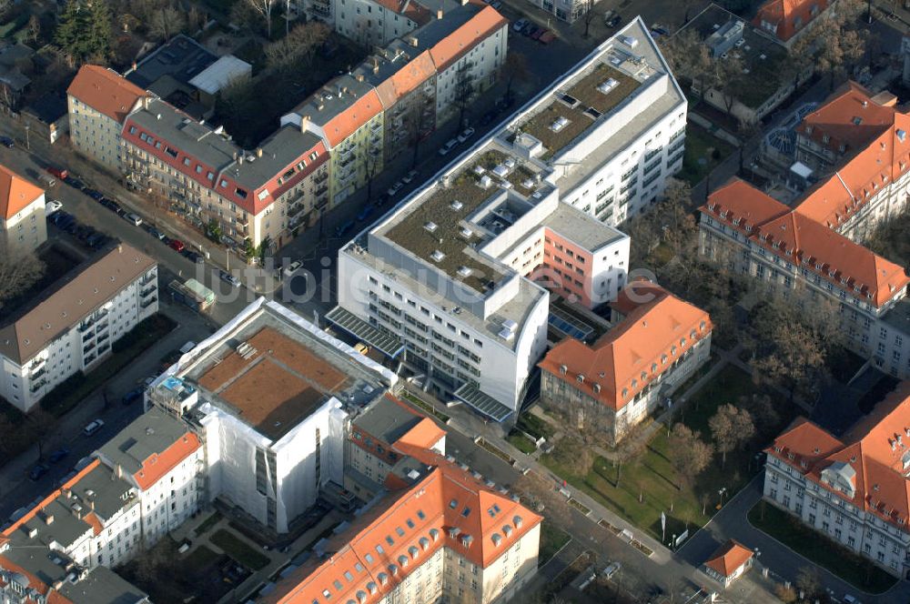 Berlin aus der Vogelperspektive: Oskar-Ziethen-Krankenhaus Lichtenberg / Sana Klinikum