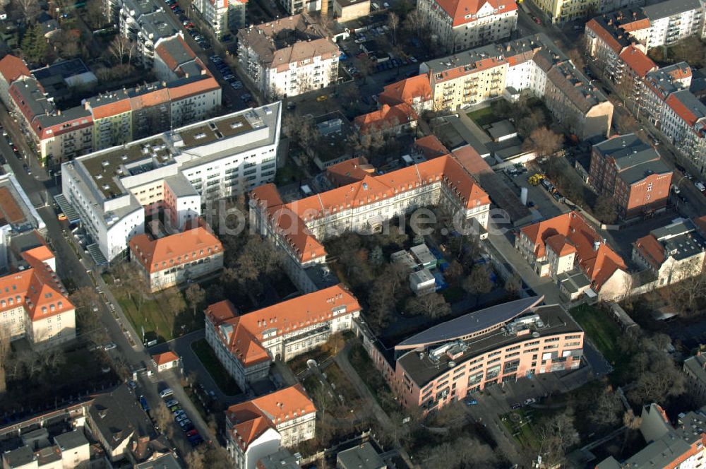 Luftbild Berlin - Oskar-Ziethen-Krankenhaus Lichtenberg / Sana Klinikum