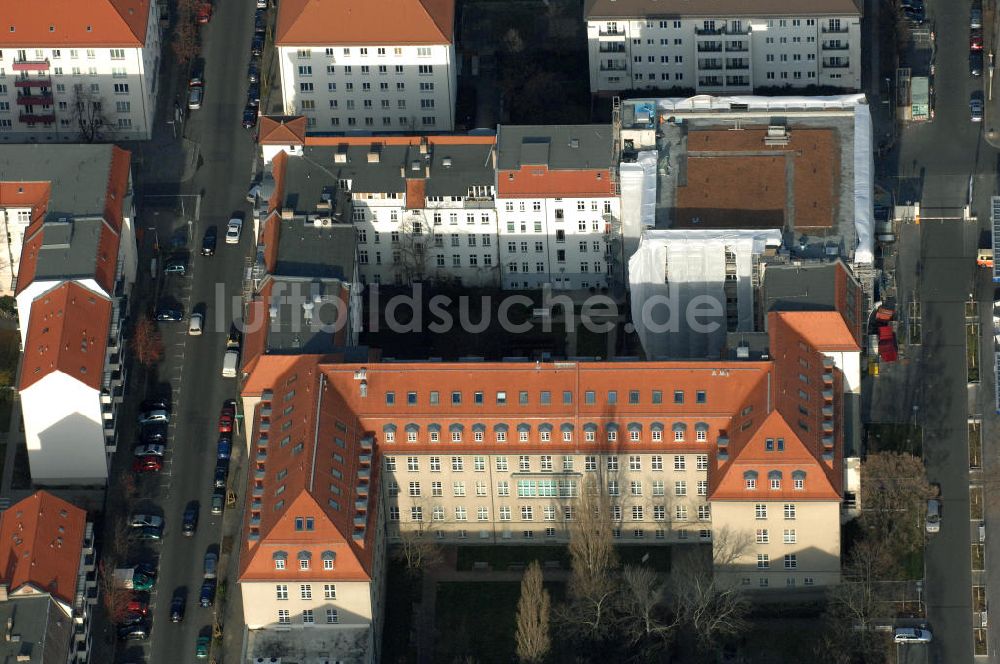 Berlin aus der Vogelperspektive: Oskar-Ziethen-Krankenhaus Lichtenberg / Sana Klinikum