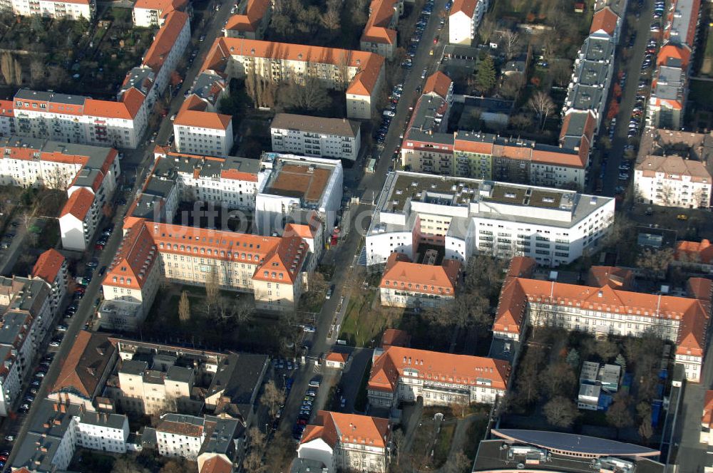 Berlin von oben - Oskar-Ziethen-Krankenhaus Lichtenberg / Sana Klinikum