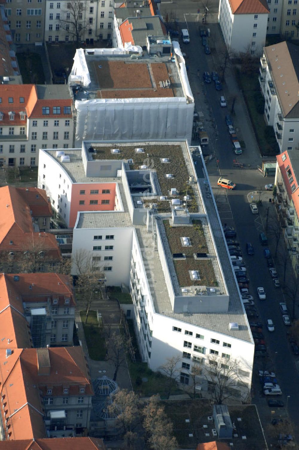 Luftaufnahme Berlin - Oskar-Ziethen-Krankenhaus Lichtenberg / Sana Klinikum