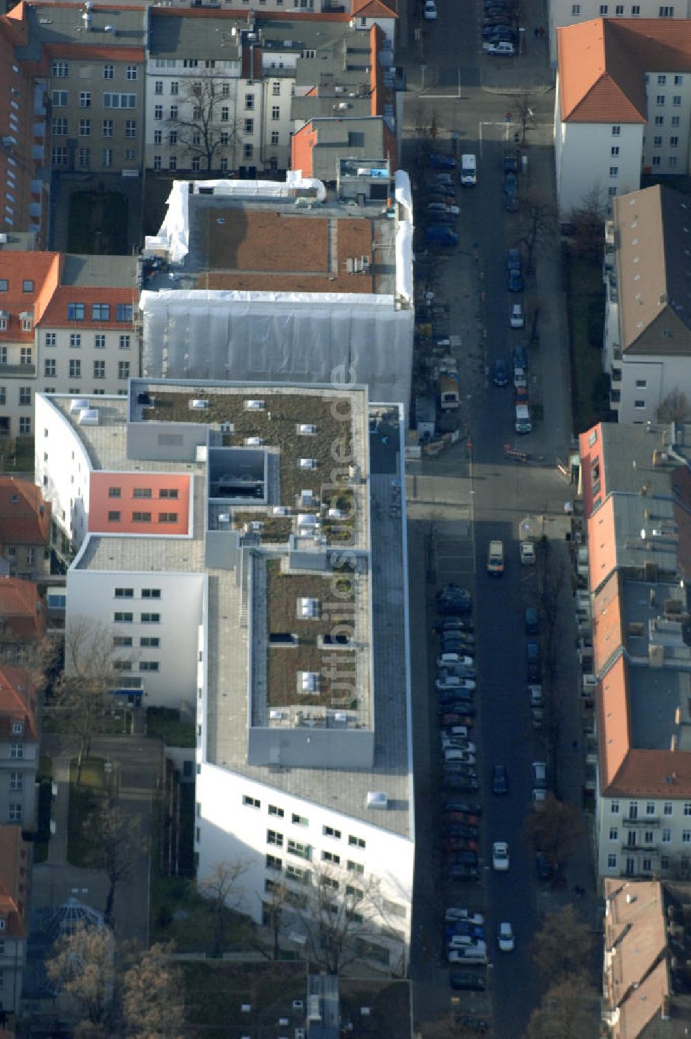 Berlin von oben - Oskar-Ziethen-Krankenhaus Lichtenberg / Sana Klinikum