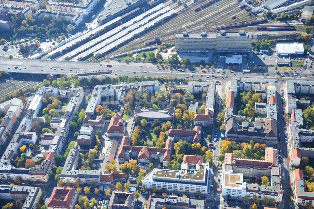 Luftbild Berlin - Oskar-Ziethen-Krankenhaus Lichtenberg / Sana Klinikum