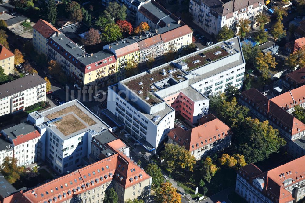 Berlin aus der Vogelperspektive: Oskar-Ziethen-Krankenhaus Lichtenberg / Sana Klinikum