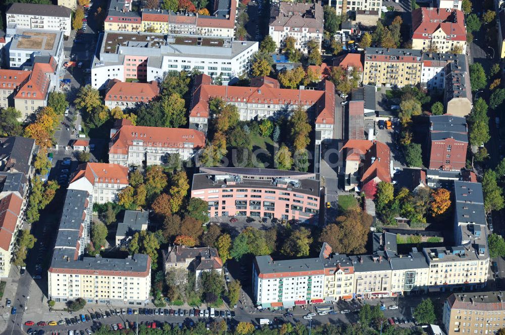 Luftaufnahme Berlin - Oskar-Ziethen-Krankenhaus Lichtenberg / Sana Klinikum