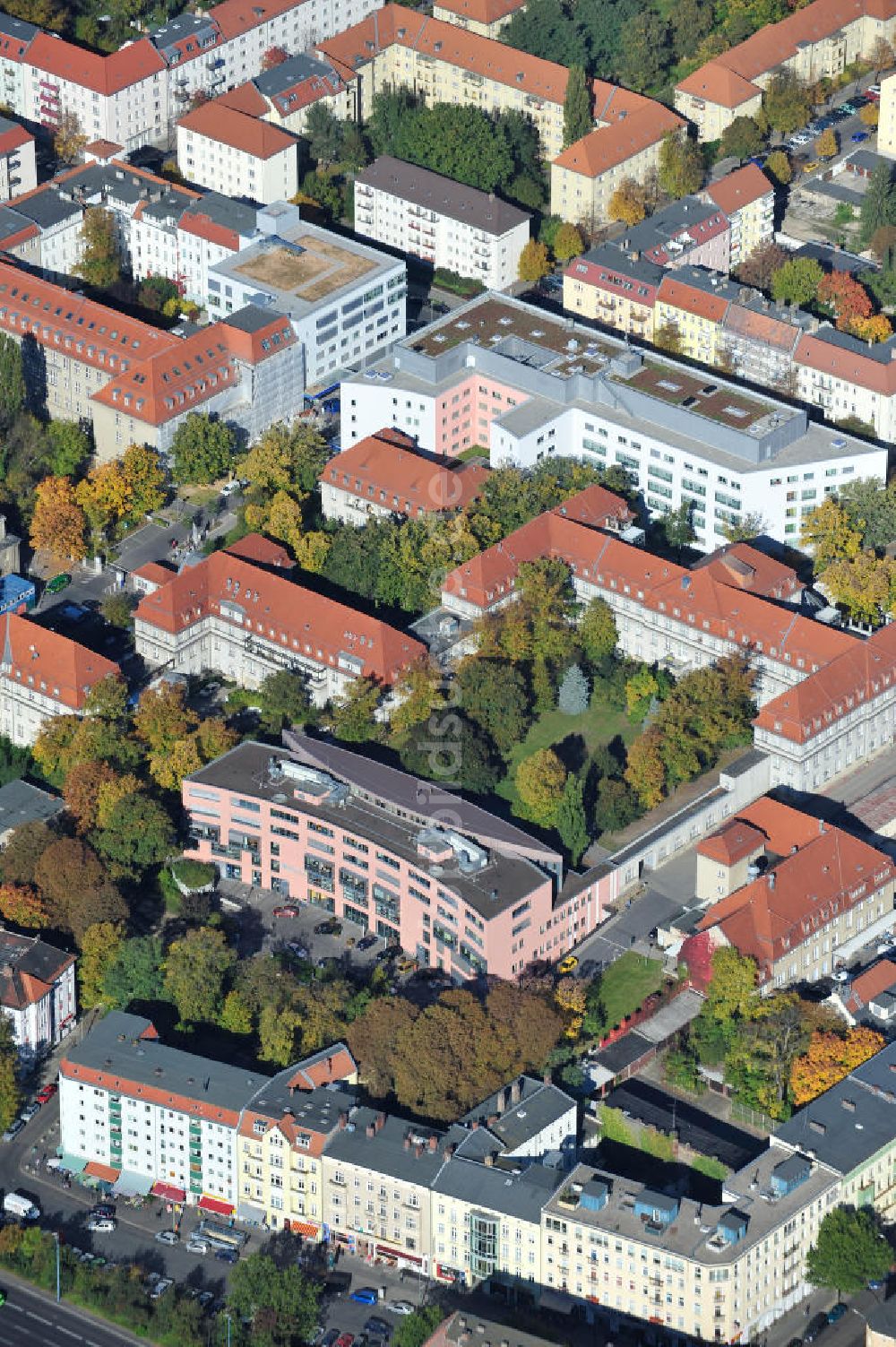 Berlin aus der Vogelperspektive: Oskar-Ziethen-Krankenhaus Lichtenberg / Sana Klinikum