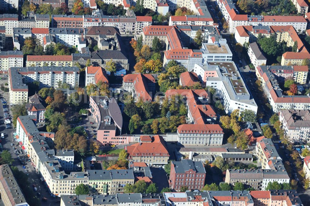 Luftbild Berlin - Oskar-Ziethen-Krankenhaus Lichtenberg / Sana Klinikum