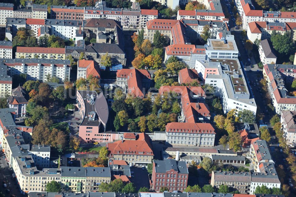 Berlin von oben - Oskar-Ziethen-Krankenhaus Lichtenberg / Sana Klinikum