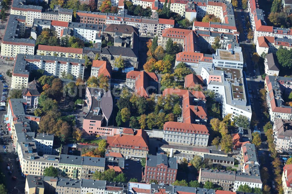 Berlin aus der Vogelperspektive: Oskar-Ziethen-Krankenhaus Lichtenberg / Sana Klinikum