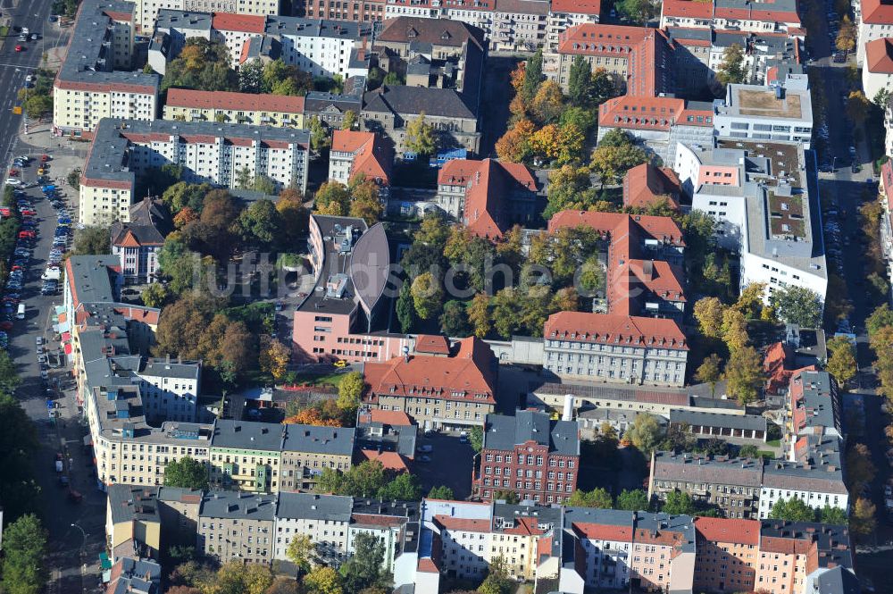 Luftbild Berlin - Oskar-Ziethen-Krankenhaus Lichtenberg / Sana Klinikum