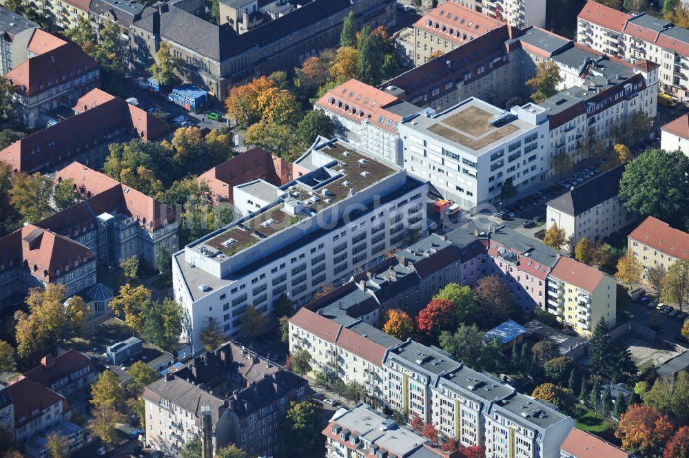 Luftbild Berlin - Oskar-Ziethen-Krankenhaus Lichtenberg / Sana Klinikum