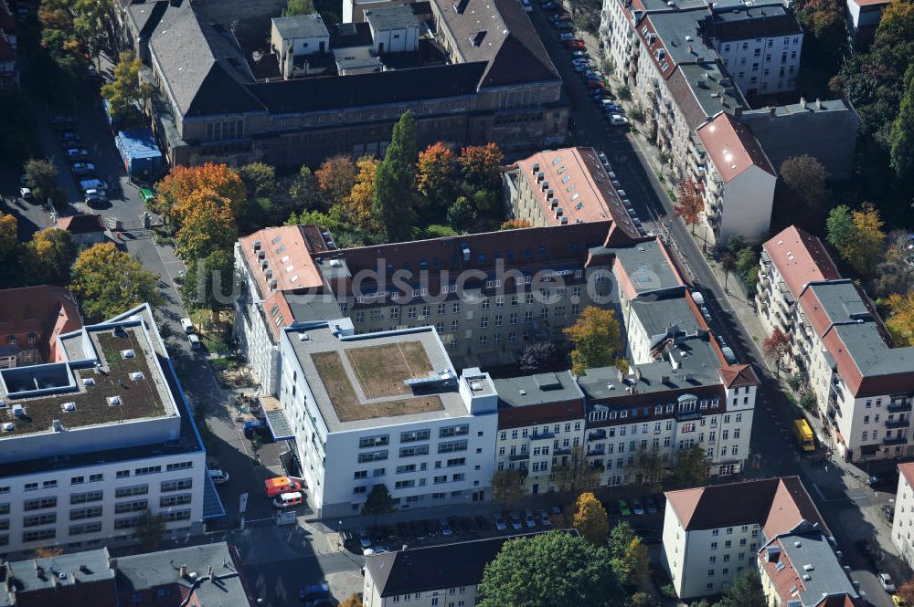 Berlin aus der Vogelperspektive: Oskar-Ziethen-Krankenhaus Lichtenberg / Sana Klinikum