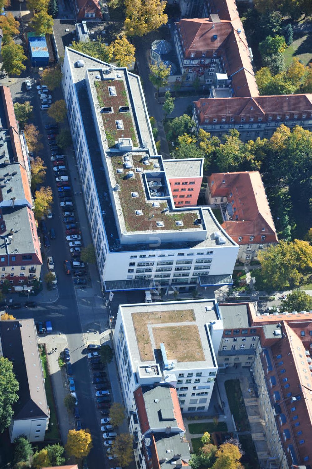 Berlin von oben - Oskar-Ziethen-Krankenhaus Lichtenberg / Sana Klinikum