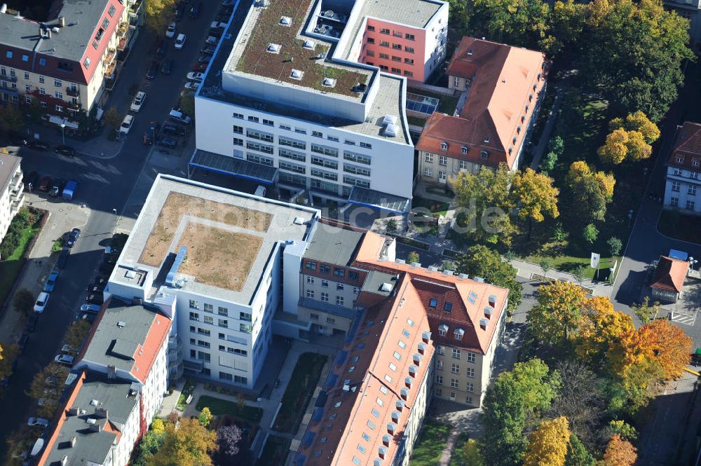 Berlin aus der Vogelperspektive: Oskar-Ziethen-Krankenhaus Lichtenberg / Sana Klinikum