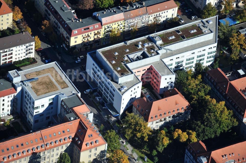 Berlin von oben - Oskar-Ziethen-Krankenhaus Lichtenberg / Sana Klinikum